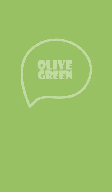 [LINE着せ替え] Love Olive Green Vr.5 (JP)の画像1