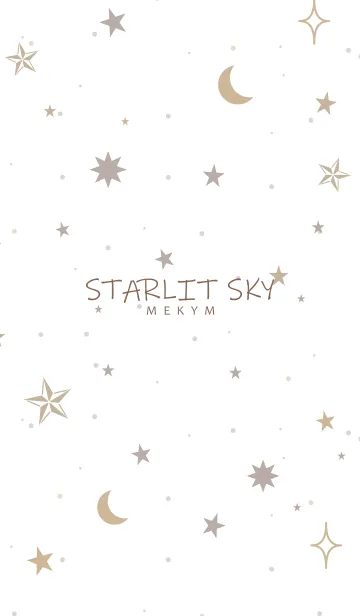 [LINE着せ替え] SIMPLE STARLIT SKY - MEKYM - 7の画像1