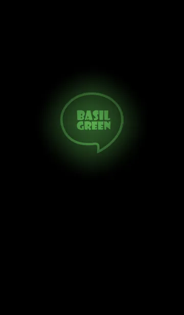 [LINE着せ替え] Basil Green Neon Theme Vr.6 (JP)の画像1