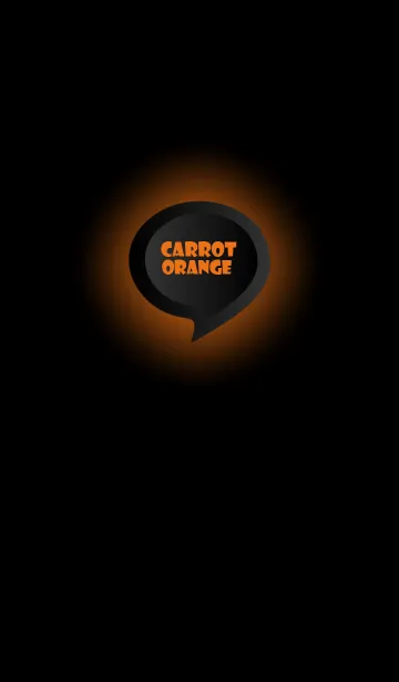 [LINE着せ替え] Carrot Orange Button In Black V.4 (JP)の画像1