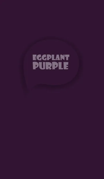 [LINE着せ替え] Love Eggplant Purple Button Vr.3 (JP)の画像1