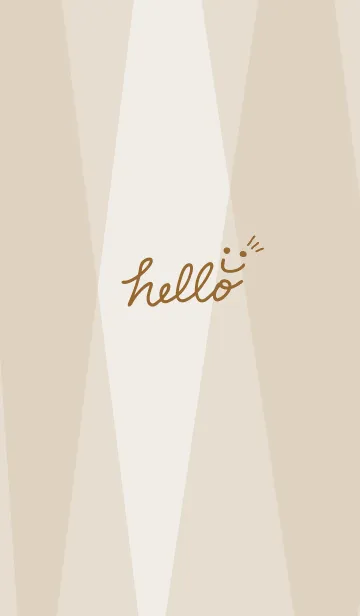 [LINE着せ替え] 色面構成 茶 スマイル28の画像1