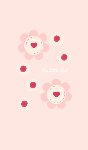 [LINE着せ替え] vintage flower theme 65の画像1