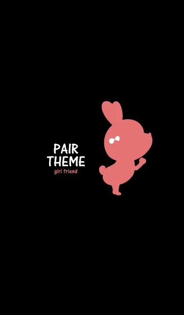 [LINE着せ替え] PAIR THEME girl friend.の画像1