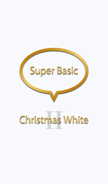 [LINE着せ替え] Super Basic Christmas White IIの画像1