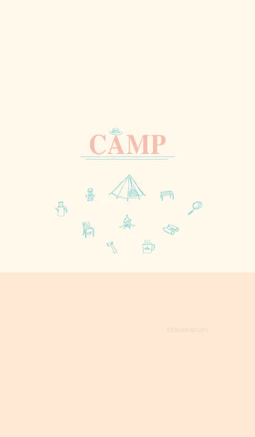 CAMP turquoise pinkの着せ替えメイン画像