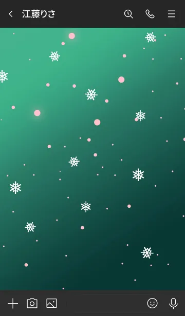 [LINE着せ替え] ザ ミッドナイト スノー 12の画像3