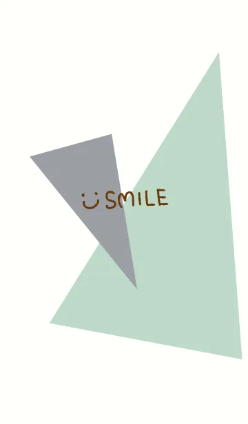 [LINE着せ替え] おしゃれ三色三角グリーン4の画像1