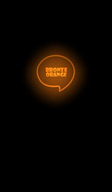 [LINE着せ替え] Bronze Orange Neon Theme Vr.6 (JP)の画像1