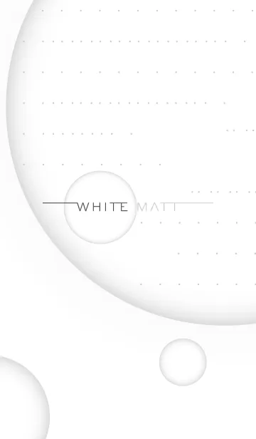 [LINE着せ替え] White Mattの画像1