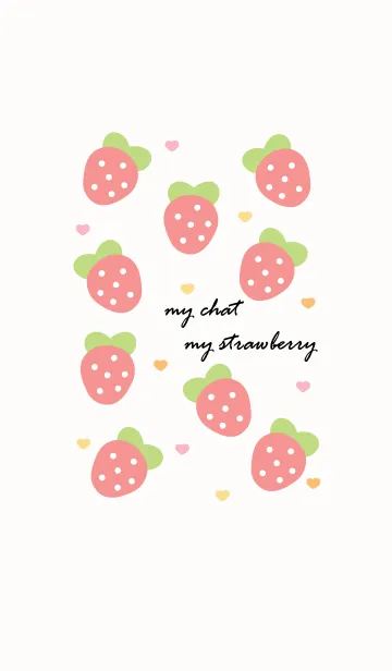 [LINE着せ替え] lovely strawberry 41 ^^の画像1