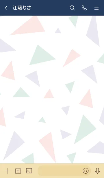 [LINE着せ替え] シンプル大人 三角25の画像3