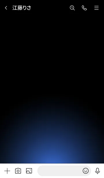 [LINE着せ替え] SILVER LIGHT ICON THEME -Jay Blue-の画像3