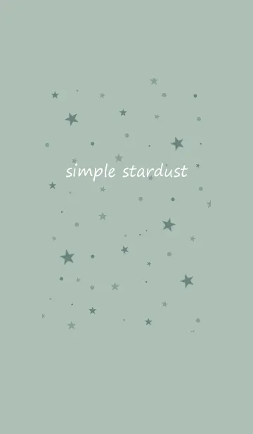 [LINE着せ替え] simple stardust**green beigeの画像1