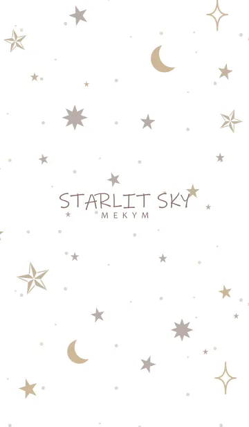 [LINE着せ替え] SIMPLE STARLIT SKY - MEKYM - 9の画像1