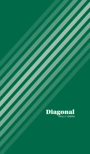 [LINE着せ替え] Diagonal Holly Greenの画像1