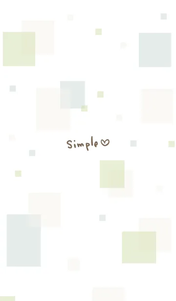 [LINE着せ替え] 大人シンプル四角21の画像1