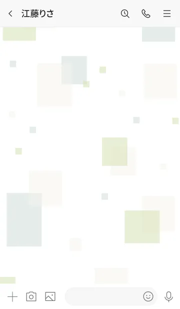 [LINE着せ替え] 大人シンプル四角21の画像3