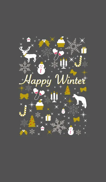 [LINE着せ替え] Happy Winter_1の画像1