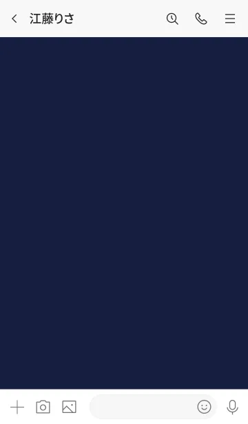 [LINE着せ替え] Denim Blue & White Theme Vr.2 (JP)の画像3