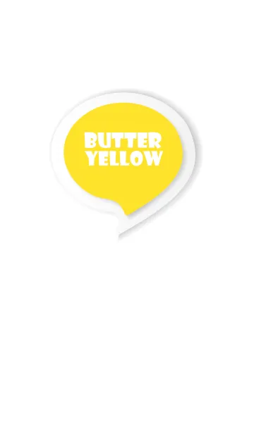 [LINE着せ替え] Butter Yellow Button In White V.3 (JP)の画像1