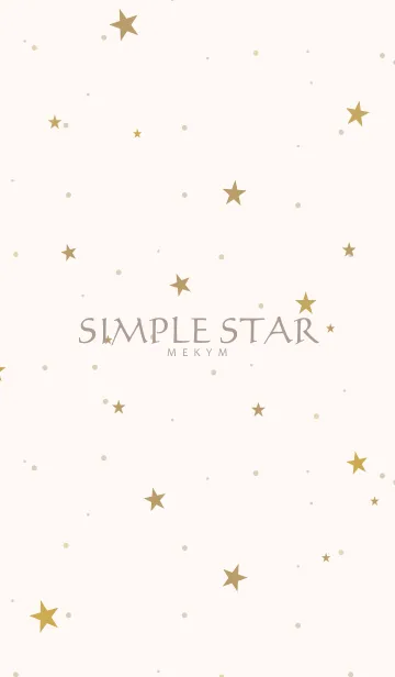 [LINE着せ替え] SIMPLE STAR -NATURAL YELLOW- 23の画像1