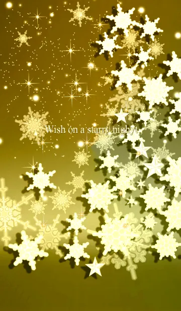[LINE着せ替え] 金色の輝く夜★クリスマス*21#GOLDの画像1