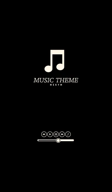 [LINE着せ替え] MUSIC THEME -MEKYM- 10の画像1