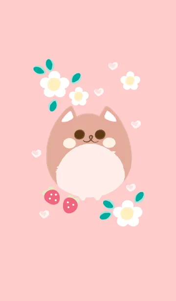 [LINE着せ替え] Cute dog 75 :)の画像1