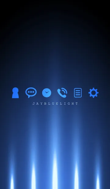 [LINE着せ替え] JAY BLUE LIGHT 2の画像1
