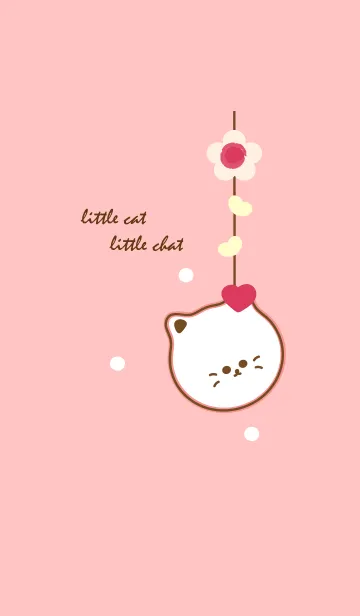 [LINE着せ替え] little cat with little heart 46の画像1