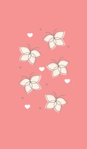 [LINE着せ替え] Cute butterflies 103 :)の画像1