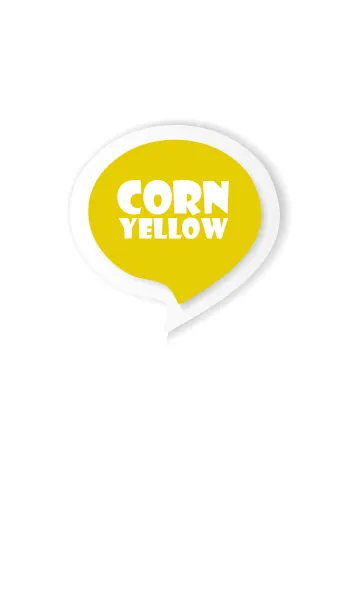 [LINE着せ替え] Corn Yellow Button In White V.3(JP)の画像1