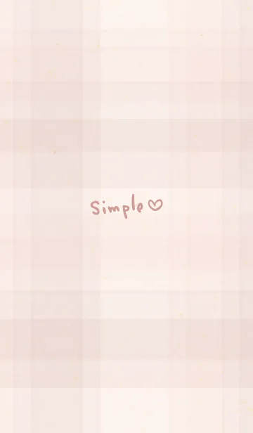 [LINE着せ替え] チェック くすみ ピンクの画像1
