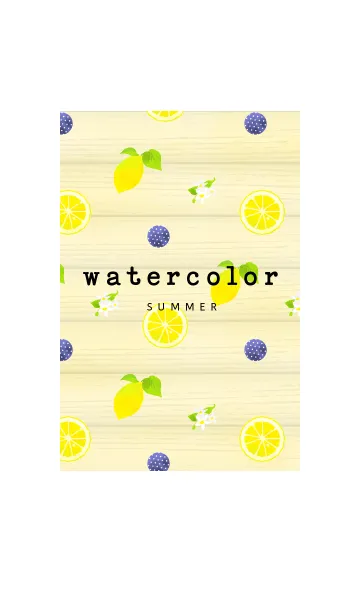 [LINE着せ替え] watercolor summer 02の画像1