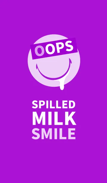 [LINE着せ替え] スピルド ミルク スマイル 49の画像1