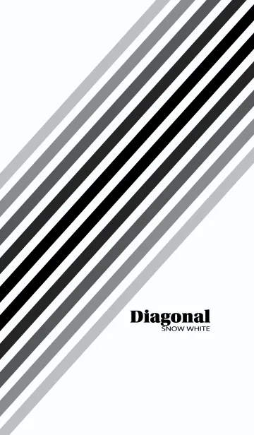 [LINE着せ替え] Diagonal Snow Whiteの画像1