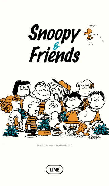 [LINE着せ替え] Snoopy & Friendsの画像1