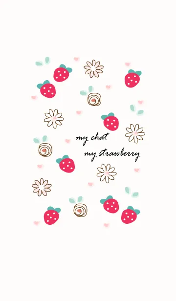 [LINE着せ替え] My chat my strawberry 32の画像1