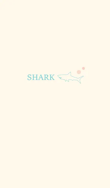 [LINE着せ替え] SHARK -ivory green-の画像1