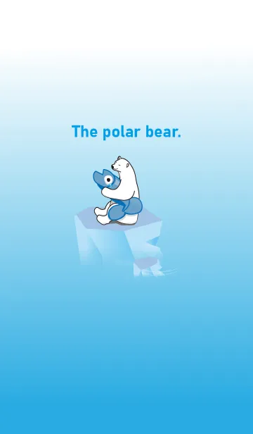 [LINE着せ替え] Save the polar bear.の画像1