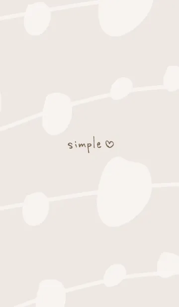 [LINE着せ替え] シンプル 有機的6の画像1