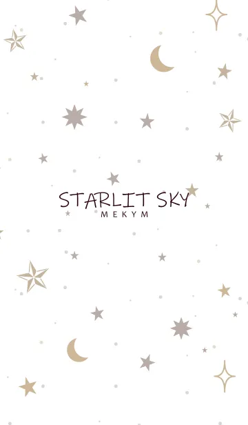[LINE着せ替え] SIMPLE STARLIT SKY - MEKYM - 11の画像1