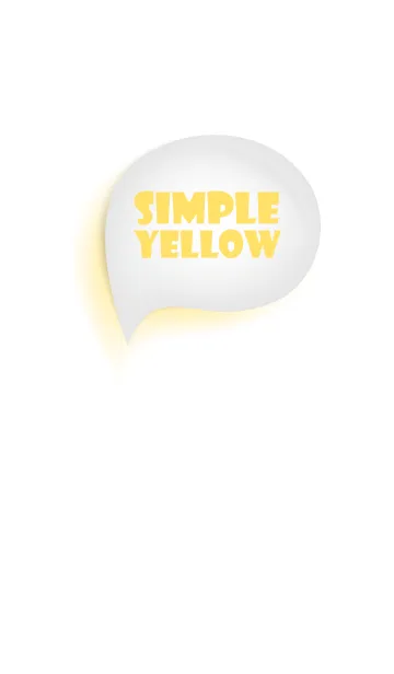 [LINE着せ替え] Yellow & White Theme (JP)の画像1