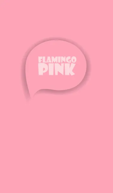 [LINE着せ替え] Love Flamingo Pink Button Vr.3 (JP)の画像1