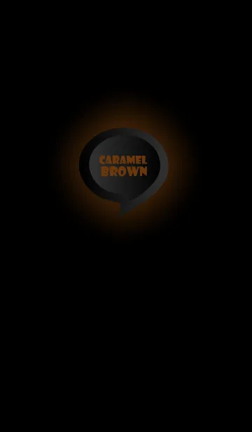 [LINE着せ替え] Caramel Brown Button In Black V.4 (JP)の画像1