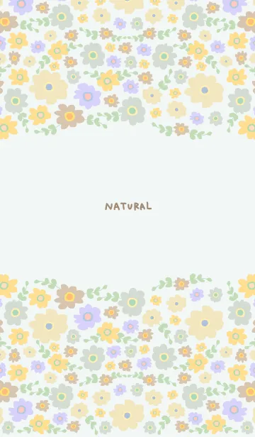 [LINE着せ替え] お花たくさん 上下から11の画像1