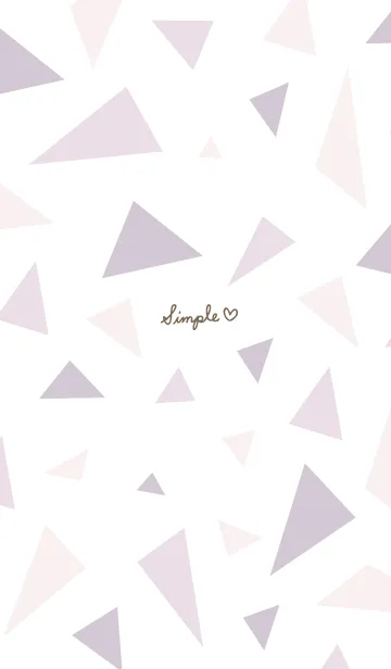 [LINE着せ替え] シンプル大人 三角30の画像1