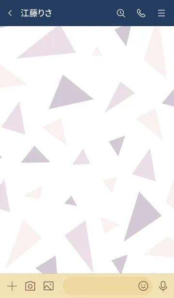 [LINE着せ替え] シンプル大人 三角30の画像3