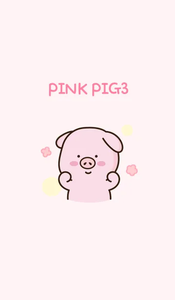 [LINE着せ替え] Pink Pig3の画像1